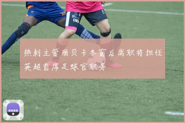 热刺主管丽贝卡冬窗后离职将担任英超首席足球官职务